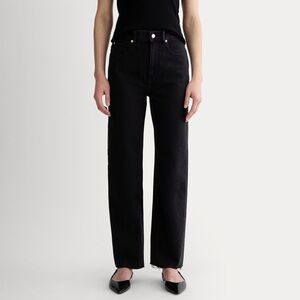 Everlane Way High Jeans Black 27.5 Inseam